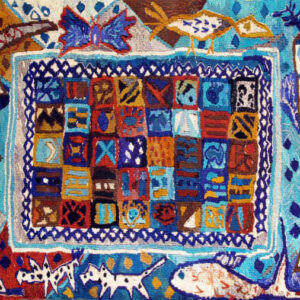 Tre hvide hunde, 1995, 121x92 cm
