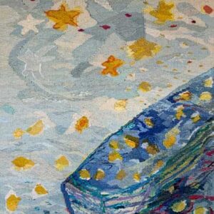 Over havet - Håbet, 2018, 73x184 cm