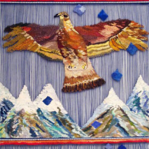Fuglene flyvende - Smeltende evighed, 2005, 120x89 cm