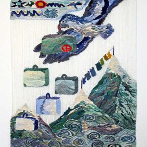 Skælsættende frihed - besættende Tåge - tåge, 2008, 86x150 cm